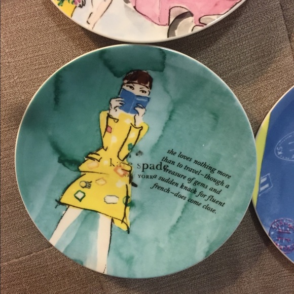 Kate Spade Plates Set of 4 - Picture 4 of 5